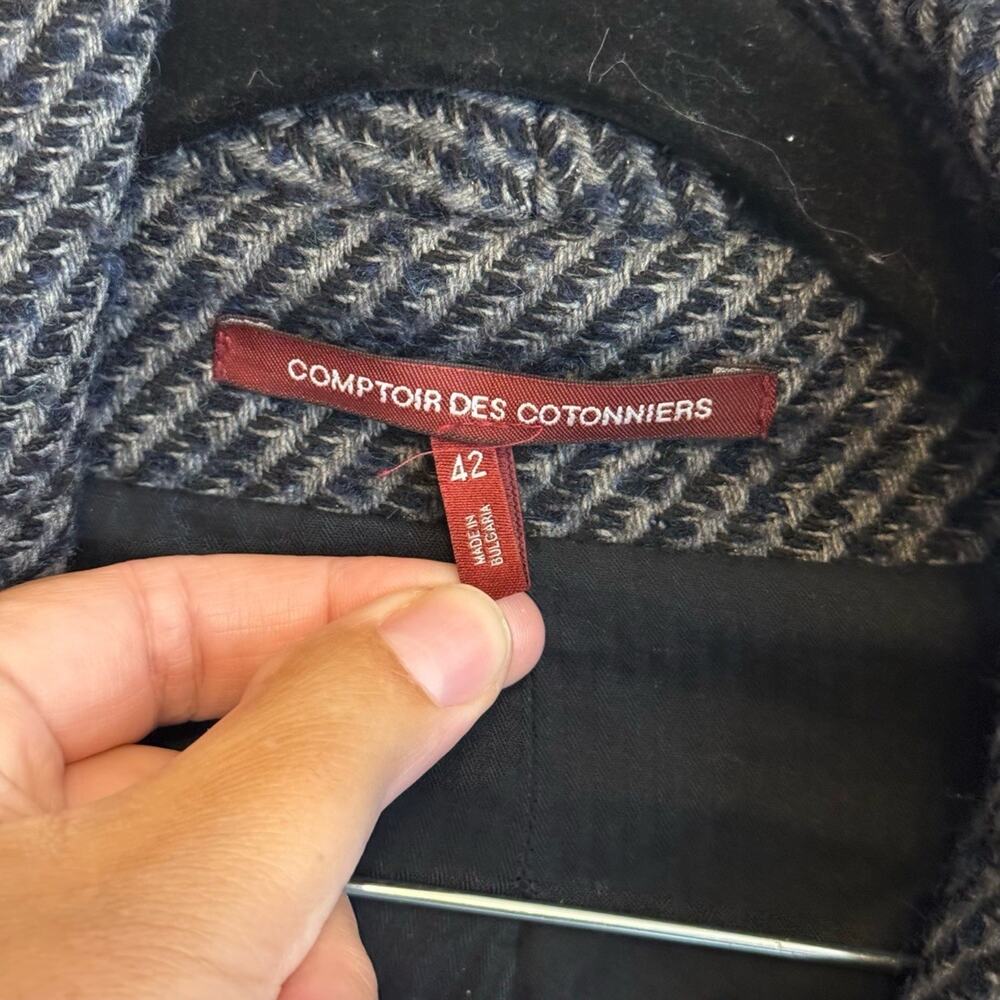 Comptoir Des Cotonniers Overcoat Grey 42 - Picture 5 of 6
